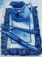 Blue Table Setting - additional view