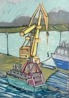 In the port by Luba Basin