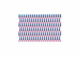 Untitled / large colour grid 2 by benedict rutherford