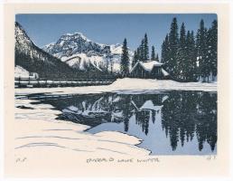 Emerald Lake Winter by Anselmo Swan