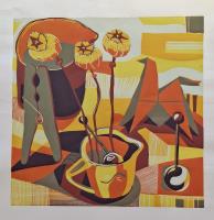 Silver Spoons, Milk Jug and Paper Horse by Lucy Rodgers
