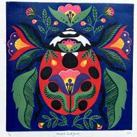 Floral Ladybird by Elizabeth Millington