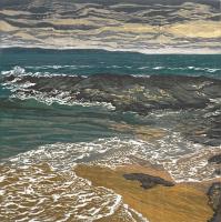 Last Light at Godrevy by Tansy Larsen