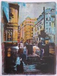 New York ( St., Manchester), winter commute by Nicola Bowers