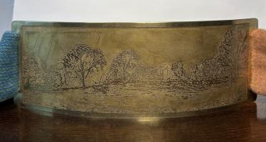 Boundaries Brass Belt, Wearable Art by Alison Tidmarsh