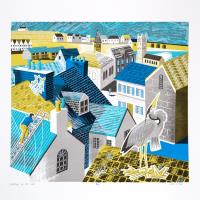 Rooftops of St. Ives by John Bloor