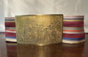 Croquet Border Brass Belt, Wearable Art - additional view