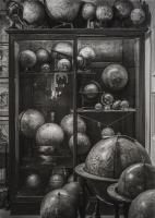 Globes (walnut ink, walnut frame) by Angus Stewart